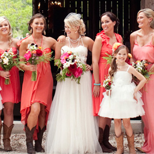 Viridian Texas Wedding Bridesmaids